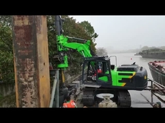 छोटा रोटरी ड्रिलिंग रिग पोर्टेबल वाटर वेल मशीन Tysim Kr50 7 - 20t खुदाई के साथ