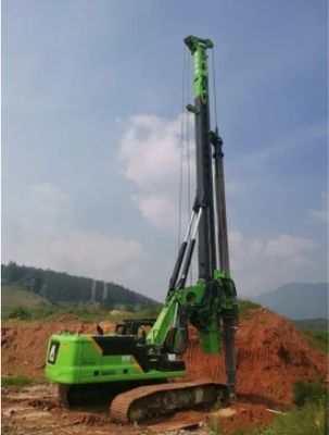 Hydraulic Piling Rig with Pile Diameter 300 to 1050 Mm, Drilling Depth Up To 30 Meters, and Transport Weight 5.4 T