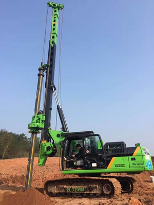 फर्स्ट क्लास चेसिस Kr150c पाइल ड्राइवर 150 KN.M के साथ मध्यम आकार का रोटरी पाइलिंग रिग